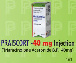Praiscort 40mg Injection
